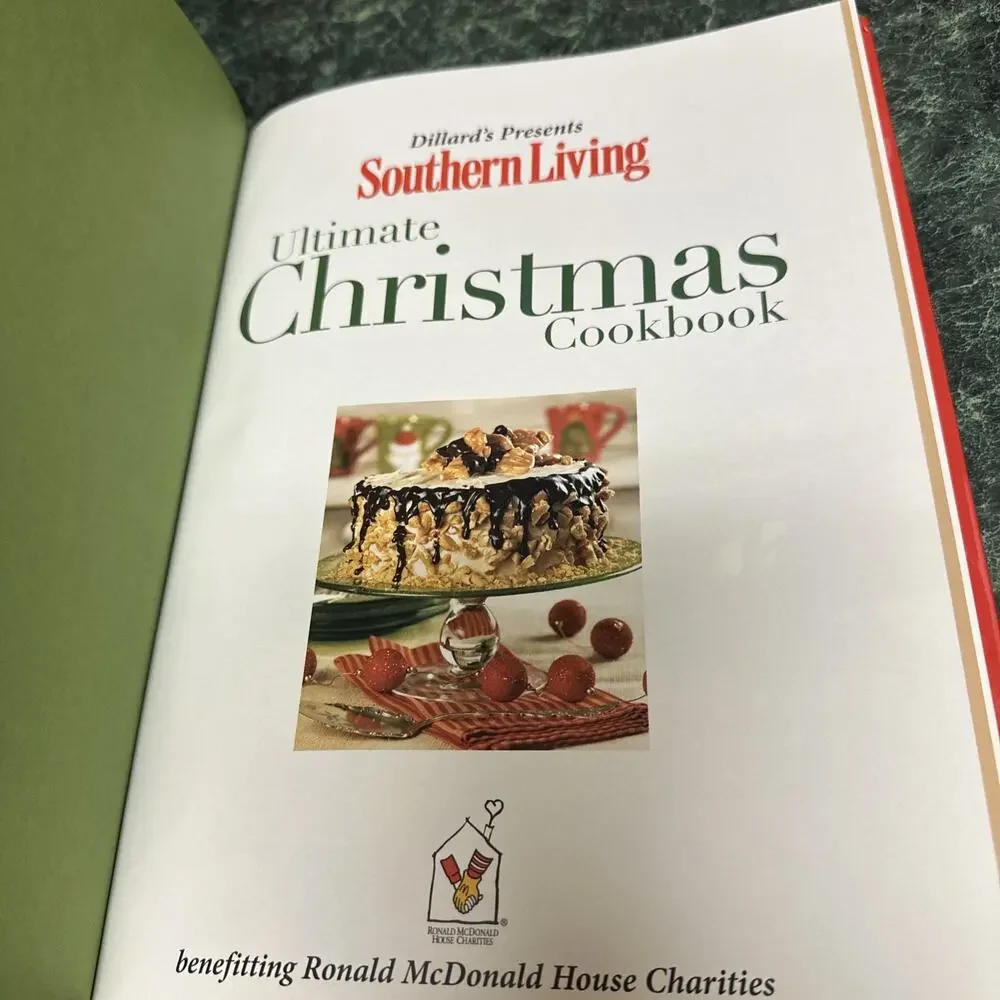 Southern‎ Living Ultimate Christmas Cookbook Special Edition By Dillard's 2010